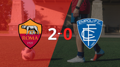 solido triunfo de roma por 2-0 frente a empoli