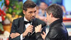 Tinelli y Suar en la pista de Showmatch Tinelli y Suar en la pista de Showmatch