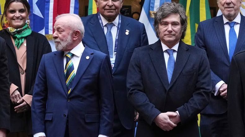 Lula Da Silva y Javier Milei 