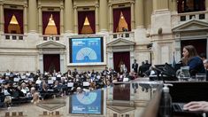 La Cámara de Diputados se prepara para sesionar.