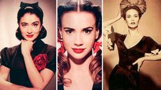 Mirá la producción de fotos retro de las famosas Mirá la producción de fotos retro de las famosas