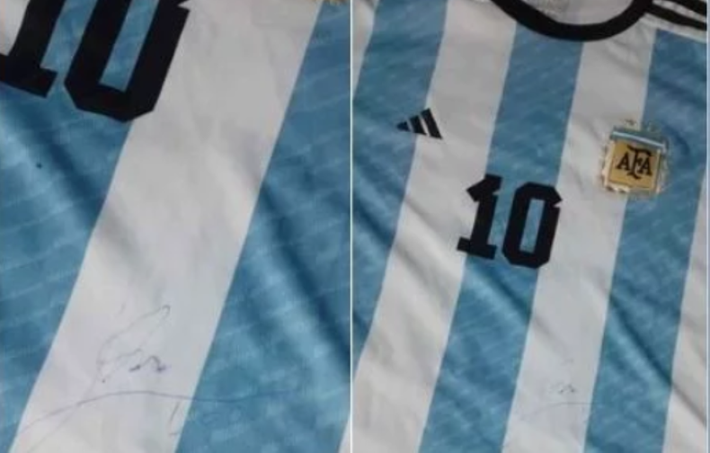 Extracto Empresario vegetariano Ofreció la camiseta firmada por Messi y se hizo viral