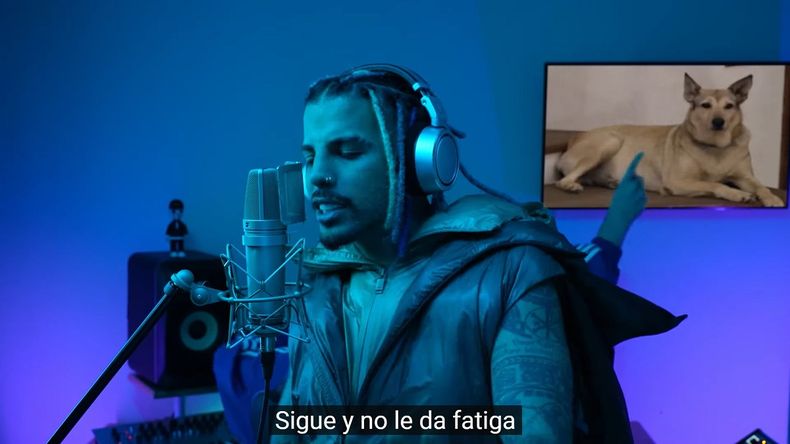 El momento de la aparición de Fatiga en la Music Session #56.