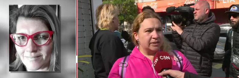 Marina, compañera de Verónica, aseguró que la expareja la acosaba por mensajes.