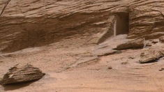 Una puerta en Marte causó revuelo en las redes. Una puerta en Marte causó revuelo en las redes.