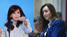 Cristina Kirchner y Victoria Villarruel.