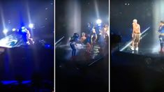 A Justin Bieber le pasan todas: resbalón y caída en pleno show en Estados Unidos A Justin Bieber le pasan todas: resbalón y caída en pleno show en Estados Unidos