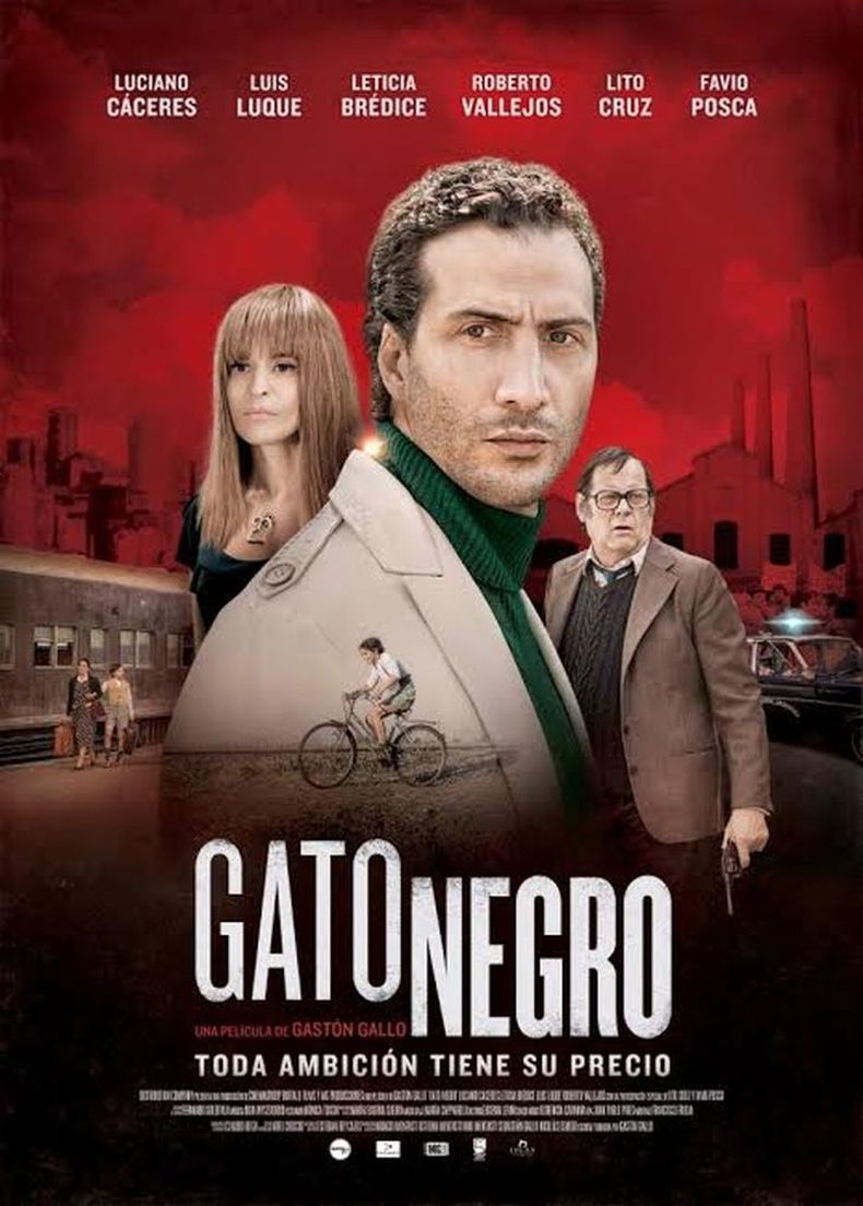 Llega Gato Negro, la peli de Luciano Cáceres, Leticia Bredice y Luis Luque