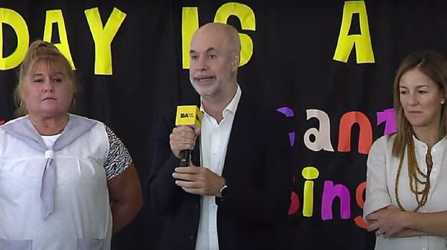 Larreta inauguró el ciclo lectivo en la Ciudad.