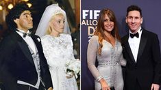 El casamiento de Diego Maradona y el de Lionel Messi El casamiento de Diego Maradona y el de Lionel Messi
