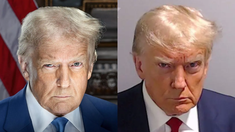 Existe una cierta similitud entre la imagen oficial de Trump y la tomada por la policía en 2023. Existe una cierta similitud entre la imagen oficial de Trump y la tomada por la policía en 2023.