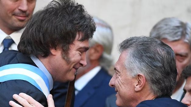 Mauricio Macri - Javier Milei.&nbsp;