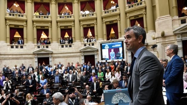El presidente de la Cámara de Diputados, Martín Menem.