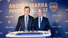 Mauricio Macri y Andrés Ibarra quieren disputarle la presidencia de Boca a Riquelme. Mauricio Macri y Andrés Ibarra quieren disputarle la presidencia de Boca a Riquelme.