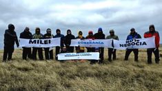 Veteranos de Malvinas se expresaron contra Javier Milei. Veteranos de Malvinas se expresaron contra Javier Milei.