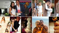 Los famosos que dieron el sí: mirá las fotos de sus casamientos Los famosos que dieron el sí: mirá las fotos de sus casamientos