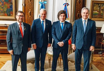 Javier Milei recibió a José Antonio Kast. Javier Milei recibió a José Antonio Kast.