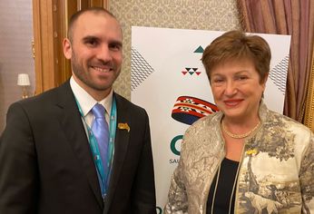 C5N | Martín Guzmán y Kristalina Georgieva.