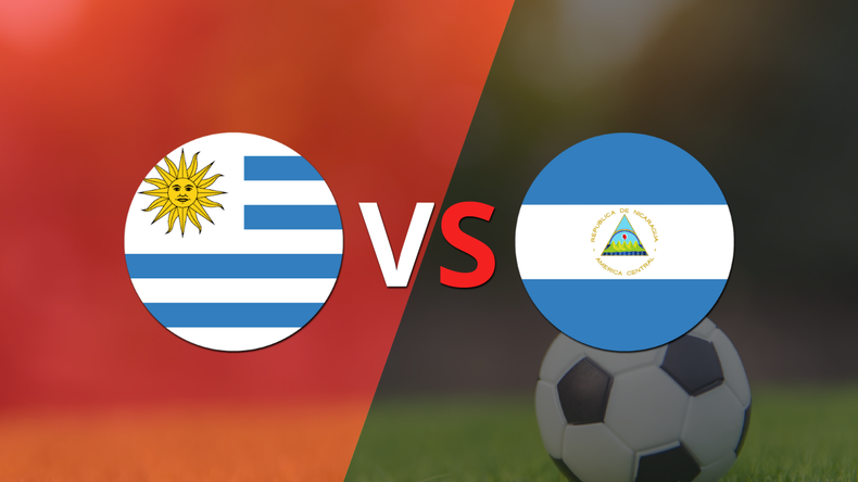 Doblete de Rodrigo Zalazar en la goleada de Uruguay frente a Nicaragua