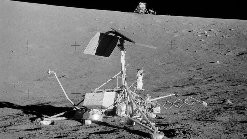 Las huellas dejadas en la Luna por Neil Armstrong y Buzz Aldrin.