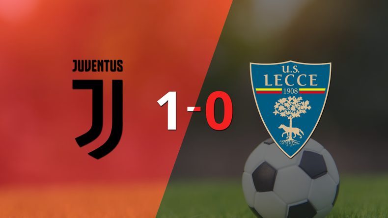 En su casa Juventus derrotó a Lecce 1 a 0
