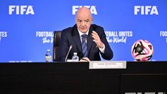 Gianni Infantino, presidente de la FIFA. Gianni Infantino, presidente de la FIFA.