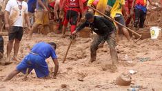 Las lluvias provocaron serios deslizamientos de tierra. Las lluvias provocaron serios deslizamientos de tierra.
