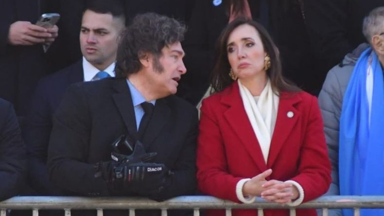 Javier Milei y Victoria Villarruel mantienen una tensa relación.