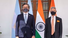 En el inicio de su gira Santiago Cafiero se reunió con Subrahmanyam Jaishankar.