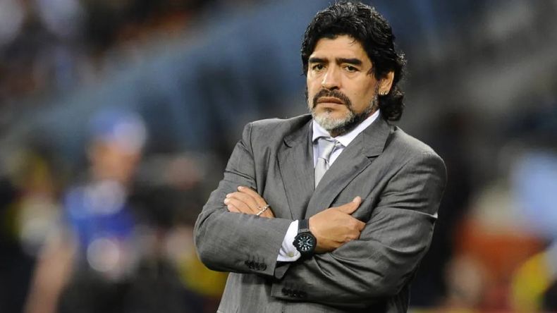 Así se vería Diego Maradona como personaje de Dragon Ball según la inteligencia artificial.