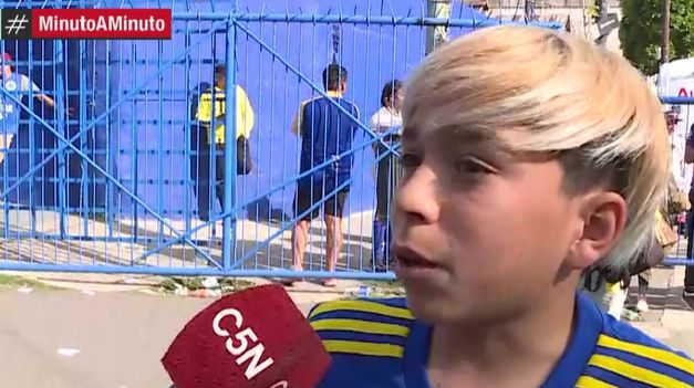 Santino cumplió el sueño de conocer la Bombonera fue a ver Boca vs