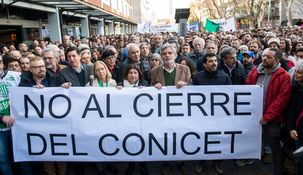 Investigadores y trabajadores se movilizan en defensa del Conicet ante la propuesta de Milei de privatizarlo Investigadores y trabajadores se movilizan en defensa del Conicet ante la propuesta de Milei de privatizarlo
