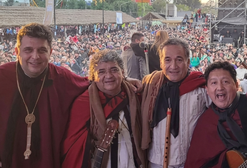 El barítono salteño se incorporó a Los Fronterizos en 2023.