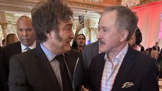 Peter Lamelas junto a Javier Milei. Peter Lamelas junto a Javier Milei.