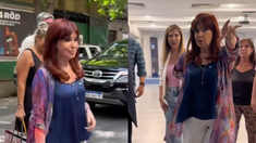 Cristina Kirchner visitó la sede del PJ Nacional a días de asumir como presidenta del partido.
