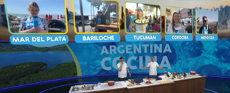 Así fue la primera conexión con los móviles del país por Argentina Cocina.