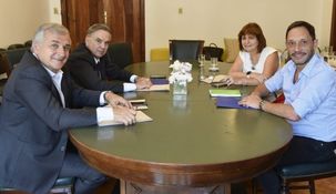 Morales, Pichetto, Bullrich y Ferraro durante un encuentro que se realizó en febrero de este año.
