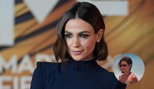 La actriz volvió a poner en escena el verde musgo para los trajes de baño. La actriz volvió a poner en escena el verde musgo para los trajes de baño.