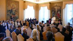El Papa encabezó el encuentro. El Papa encabezó el encuentro.