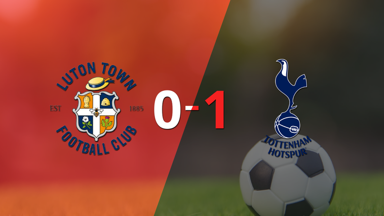 Luton Town cayó en casa frente a Tottenham 1-0