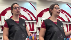 La actitud de la empleada sumó apoyos, pero también críticas. La actitud de la empleada sumó apoyos, pero también críticas.