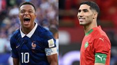 Kylian Mbappé y Achraf Hakimi.