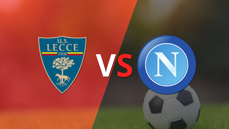 Lecce cayó 2-1 en casa frente a Napoli