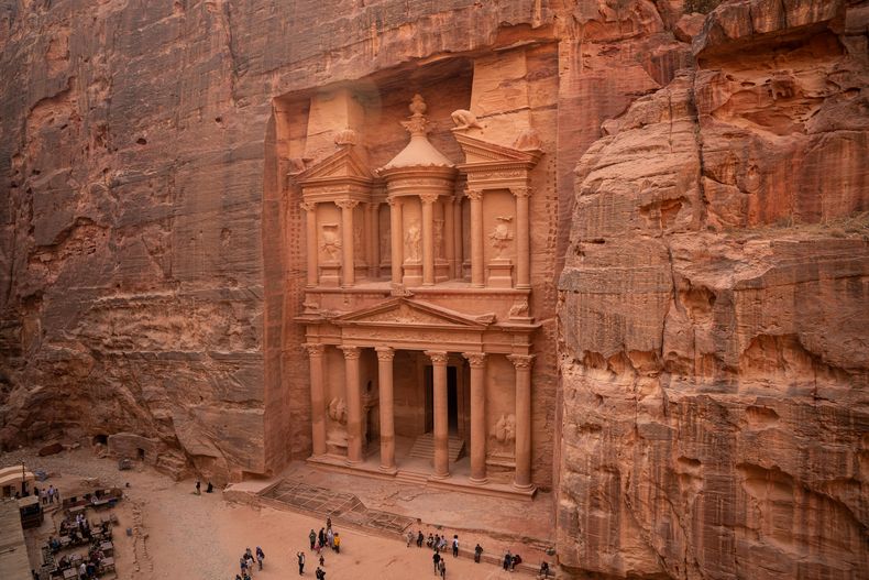 Las magníficas construcciones de Petra