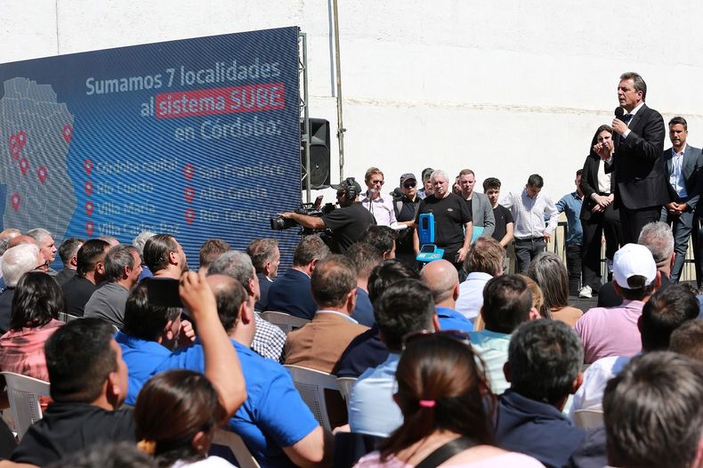 Massa visitó la provincia de Córdoba.