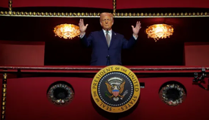 Donald Trump brindó un discurso en el Kennedy Center de Washington. Donald Trump brindó un discurso en el Kennedy Center de Washington.