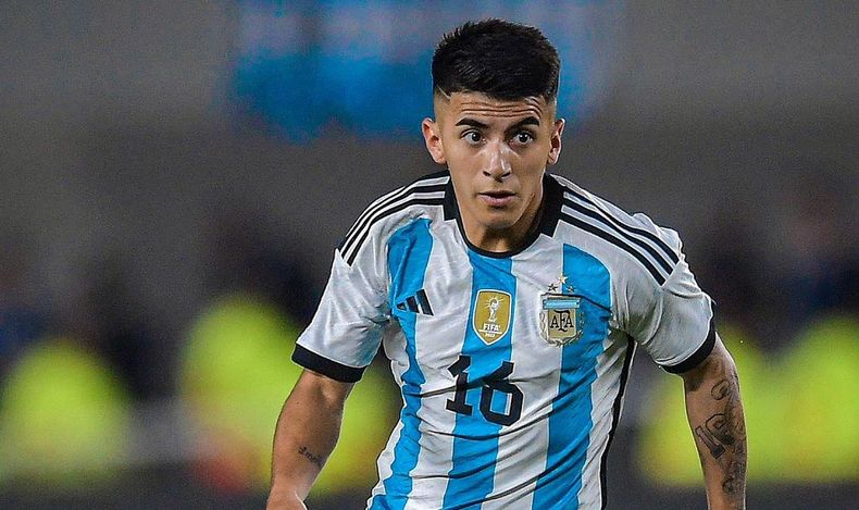 Thiago Almada, campeón del mundo en Qatar 2022.