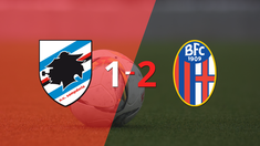 victoria apretada de bologna por 2-1 sobre sampdoria