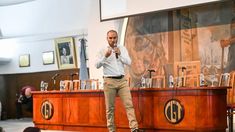 Martín Guzmán habló ante el Consejo Directivo de la CGT. Martín Guzmán habló ante el Consejo Directivo de la CGT.