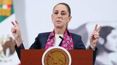Claudia Sheinbaum desmintió las acusaciones de Milei.